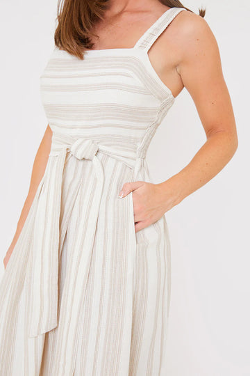 Stripe Midi Dress